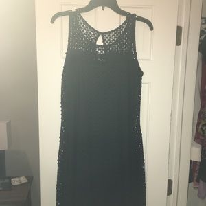 Black lace sun dress